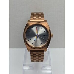 Nixon The Time Teller Minimal All Rose Gold Watch